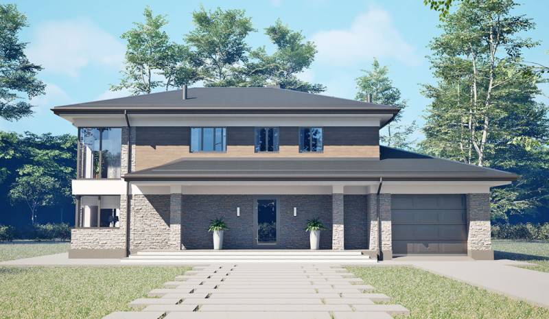 The Single-Family Dwelling with Functionality Aesthetics